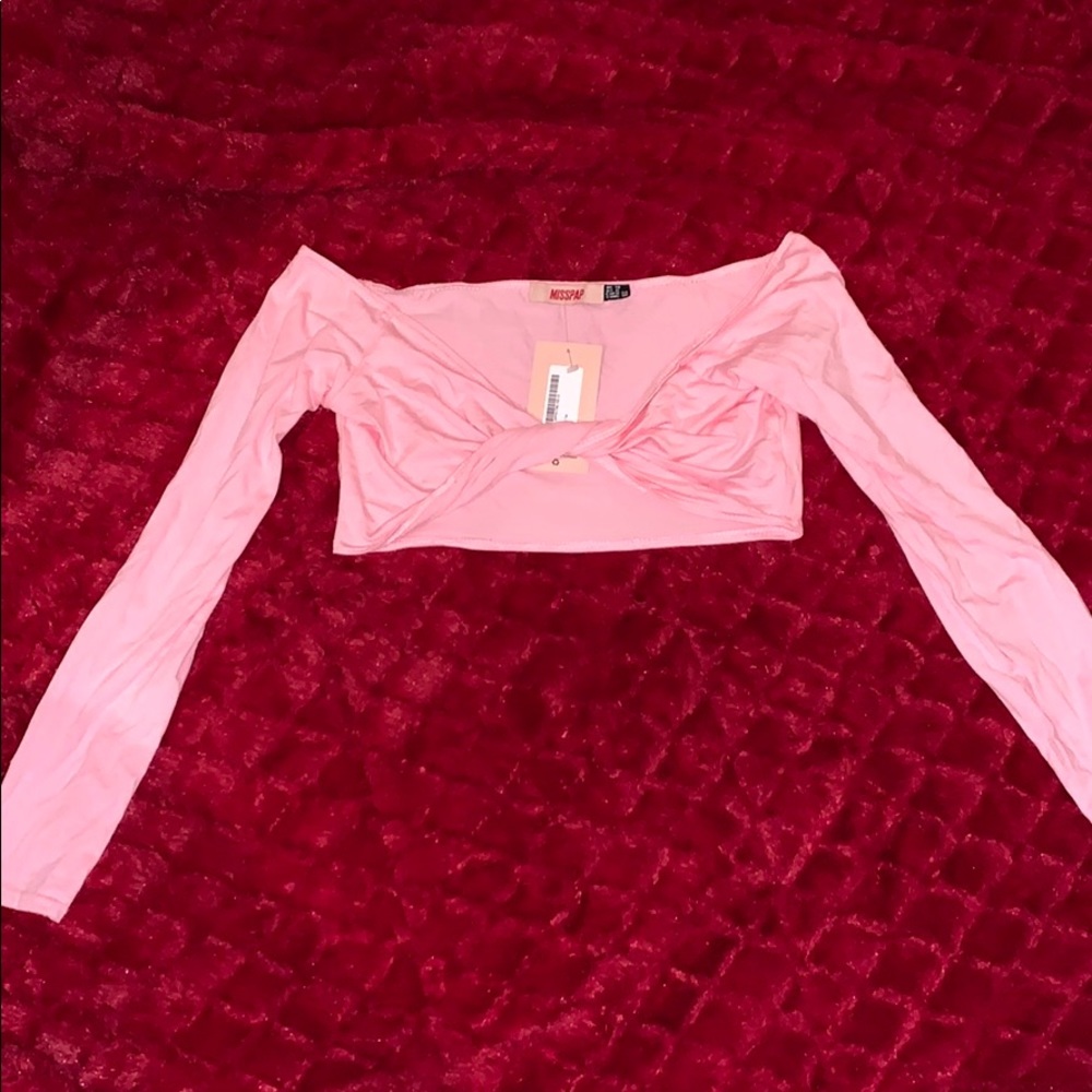 Twist front crop top- MISSPAP